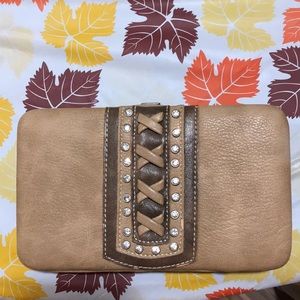Montana Sky tan Wallet/Clutch